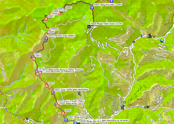 Dag 50 Gola di Gouta - Rif Alta Via