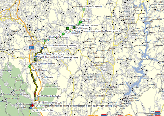 Dag 05 Minde - Fatima - Caxarias-Norte