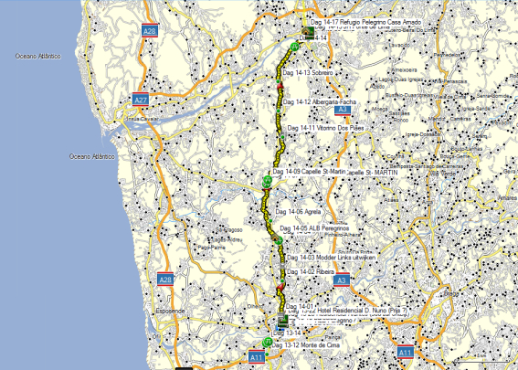 Dag 14 Barcelos - Ponte de Lima