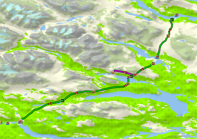 Overzicht Saltoluokta Fjällstation – Kvikkjokk