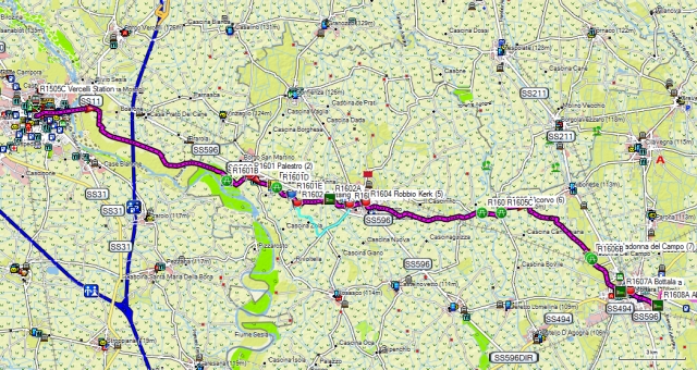 Dag 16 Vercelli – Mortara-Sant’Albino