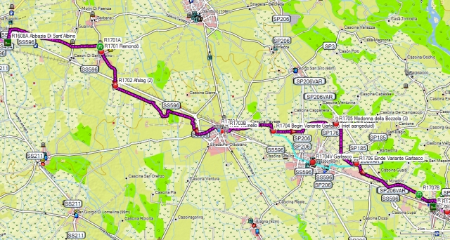 Dag 17 Mortara-Sant’Albino – Gropello Cairoli