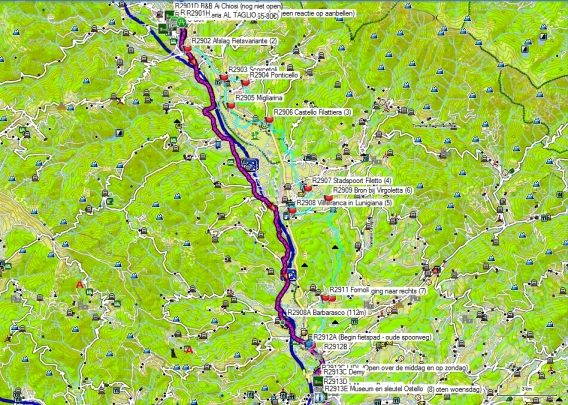 Dag 29 Pontremoli – Aulla