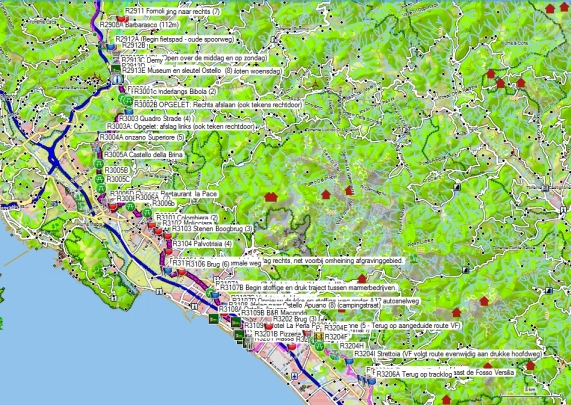 Dag 30-31 Aulla – Sarzana - Marina di Massa