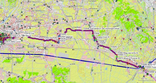 Dag 35 Lucca - Altopascio