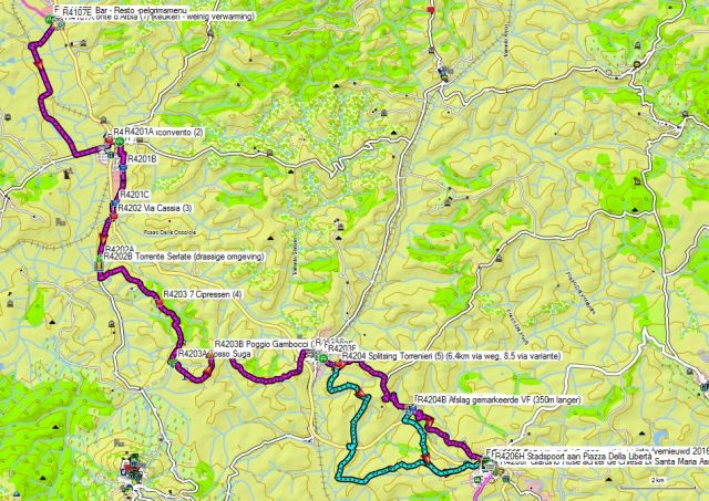 Dag 42 Ponte d’Arbia – San Quirico d’Orcia