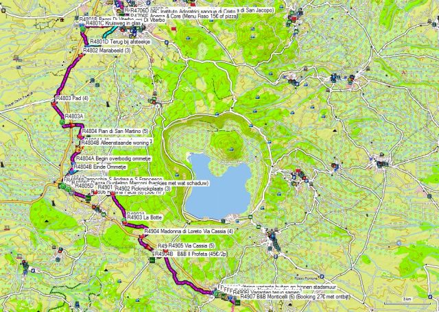 Dag 48-49 Viterbo – Vetralla - Capranica