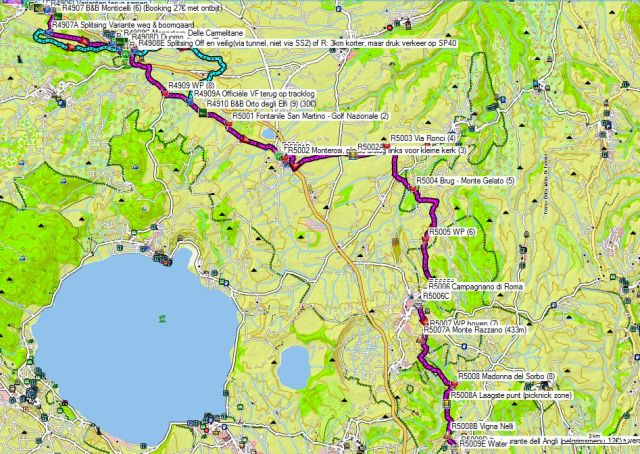 Dag 49-50 Capranica - Sutri-Vallicella – Formello
